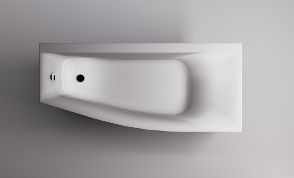 Ванна из искусственного камня Astra Form Скат 170х75 R 01010015 без гидромассажа Ванна из искусственного камня Astra Form Скат 170х75 R 01010015 без гидромассажа