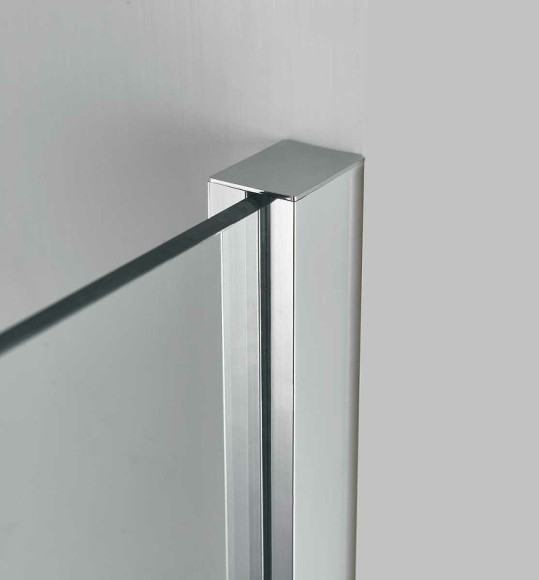 Душевой уголок Vincea Alpha 120x80 VSR-3AL8012MT профиль Хром стекло текстурное