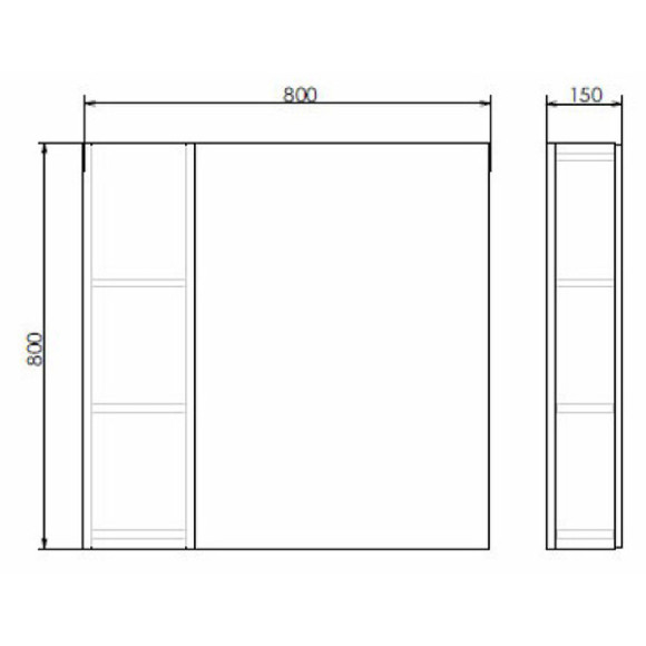 Зеркало со шкафом Comforty Осло 80 00-00006508 Бетон светлый Зеркало со шкафом Comforty Осло 80 00-00006508 Бетон светлый