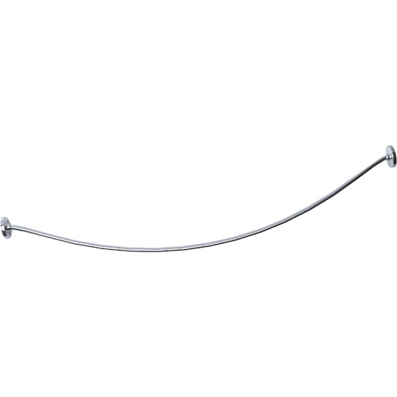 Карниз для ванны 1MarKa Nega 170x95 05нег1795 Хром