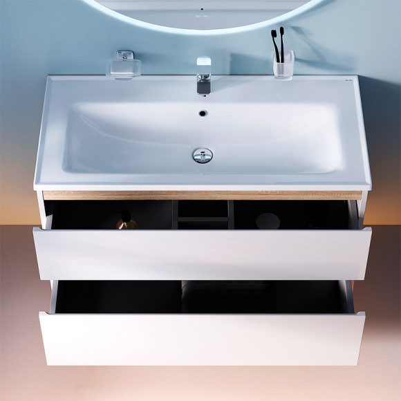 Тумба под раковину AM.PM X-Joy 100 M85AFHX1002WG подвесная Белый глянец