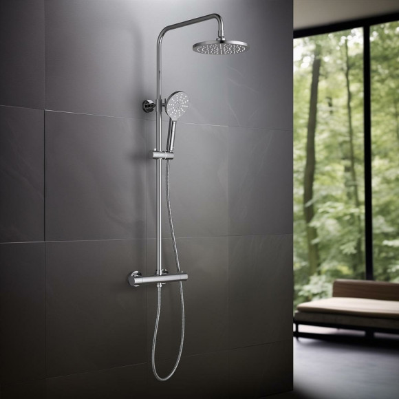Душевая система Aquatek Европа AQ2343CR с термостатом Хром