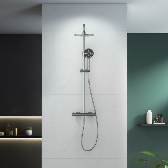 Душевая система Aquatek Европа AQ2343CR с термостатом Хром