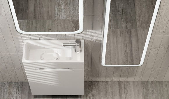 Раковина Jorno Modul 50 Mol.08.50/W/JR Белая Раковина Jorno Modul 50 Mol.08.50/W/JR Белая