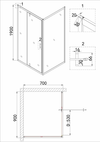 Душевой уголок Niagara Nova 90х70 NG-43-9AG-A70G профиль Холодное золото стекло прозрачное Душевой уголок Niagara Nova 90х70 NG-43-9AG-A70G профиль Холодное золото стекло прозрачное