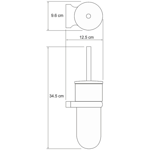 Ершик для унитаза WasserKRAFT Berkel K-6827 Хром Ершик для унитаза WasserKRAFT Berkel K-6827 Хром