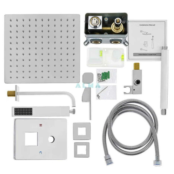 Душевая система ALMAes Liros TVZ-0876 Хром Душевая система ALMAes Liros TVZ-0876 Хром