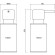 Дозатор для жидкого мыла Aquatek Оберон AQ4229MB Черный матовый Дозатор для жидкого мыла Aquatek Оберон AQ4229MB Черный матовый