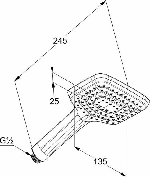 Душевая система Kludi Pure Style 406300575 Хром Душевая система Kludi Pure Style 406300575 Хром