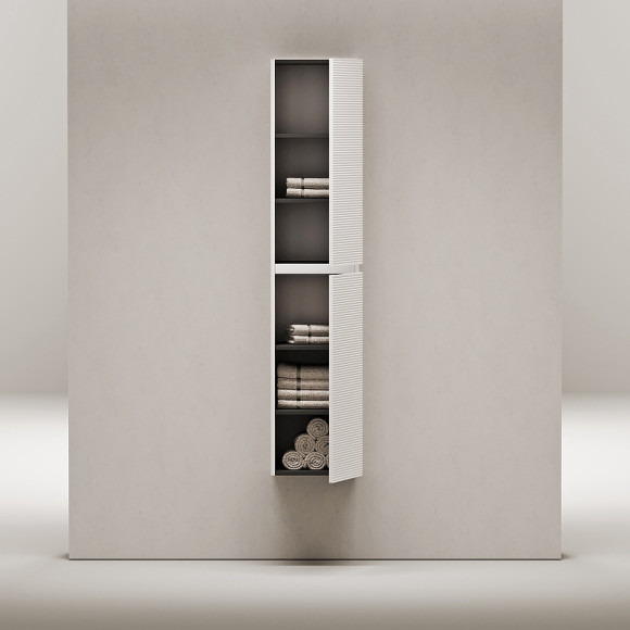 Шкаф пенал Sancos Folk 35 PFL35W подвесной Bianco