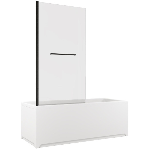 Шторка на ванну Allen Brau Priority 80 3.31022.BBA профиль Черный браш стекло прозрачное Шторка на ванну Allen Brau Priority 80 3.31022.BBA профиль Черный браш стекло прозрачное