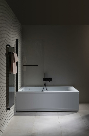 Шторка на ванну Allen Brau Priority 80 3.31022.BBA профиль Черный браш стекло прозрачное Шторка на ванну Allen Brau Priority 80 3.31022.BBA профиль Черный браш стекло прозрачное