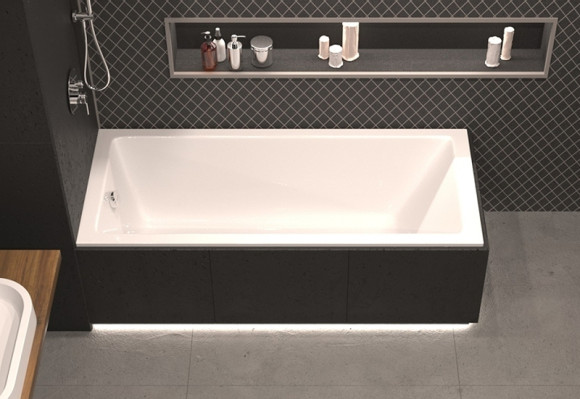 Акриловая ванна Whitecross Wave Slim 180x80 0111.180080.100 без гидромассажа Акриловая ванна Whitecross Wave Slim 180x80 0111.180080.100 без гидромассажа