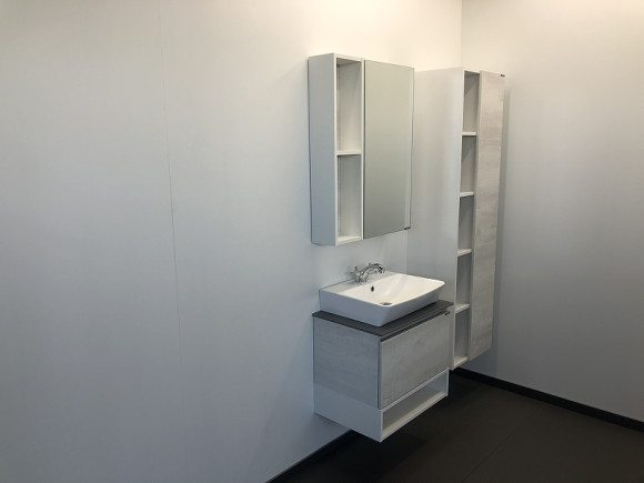 Зеркальный шкаф Comforty Прага 60 00004147599 Дуб белый