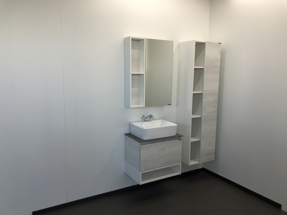 Зеркальный шкаф Comforty Прага 60 00004147599 Дуб белый