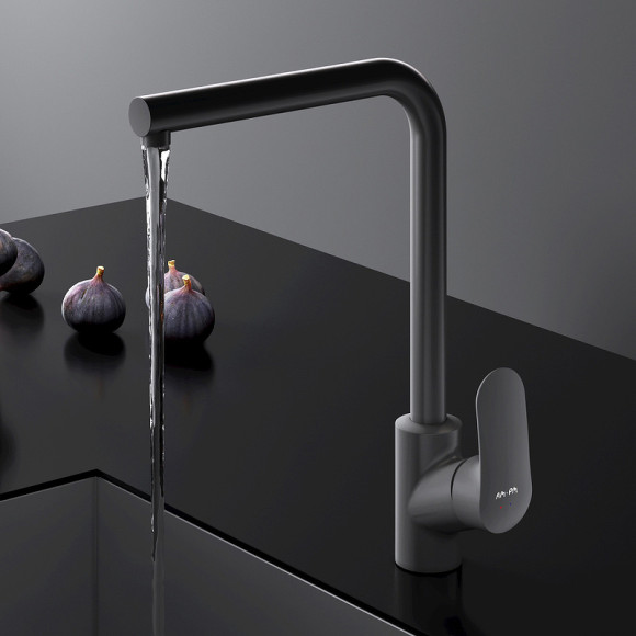 Смеситель для кухни AM.PM Like F8005022 Черный матовый