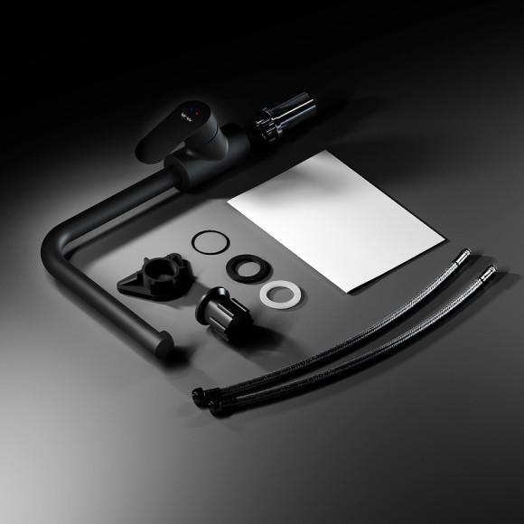 Смеситель для кухни AM.PM Like F8005022 Черный матовый