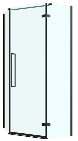 Душевой уголок Abber 90х90 AG05090B фурнитура Черная стекло прозрачное Душевой уголок Abber 90х90 AG05090B фурнитура Черная стекло прозрачное