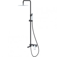 Душевая система Boheme Q 148-BCR Черная Хром