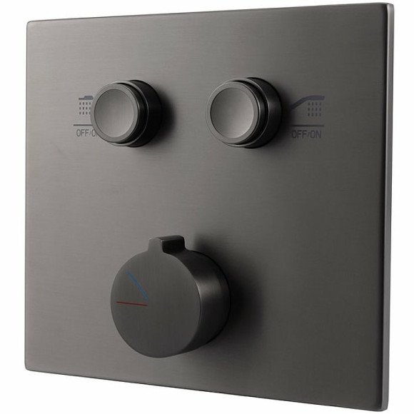 Душевая система Vincea VSFW-4211RGM Вороненая сталь