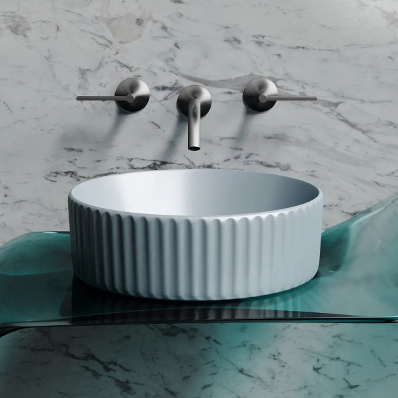 Раковина-чаша Ceramicanova Element 36 CN6057MHL Серо-голубая матовая Раковина-чаша Ceramicanova Element 36 CN6057MHL Серо-голубая матовая