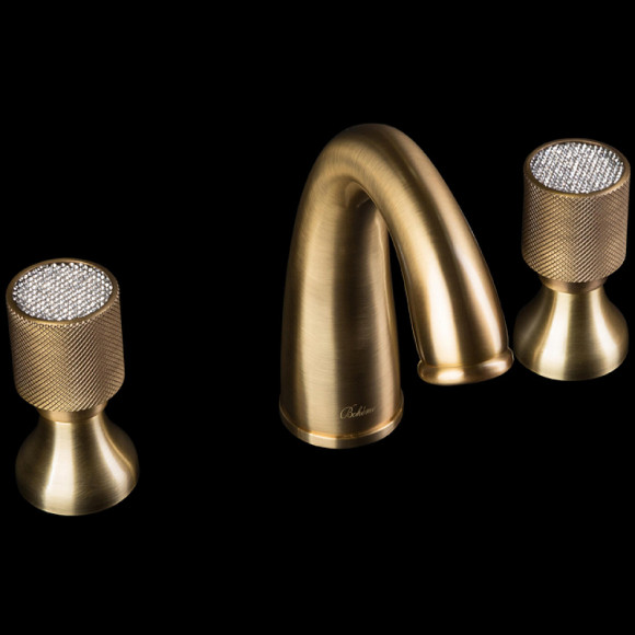 Смеситель для раковины Boheme Royal Cristal 317-Royal Бронза Смеситель для раковины Boheme Royal Cristal 317-Royal Бронза