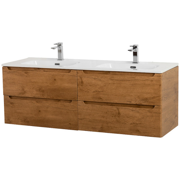 Тумба под раковину BelBagno Etna 140 ETNA-1400-4C-SO-2-RN подвесная Rovere Nature Тумба под раковину BelBagno Etna 140 ETNA-1400-4C-SO-2-RN подвесная Rovere Nature