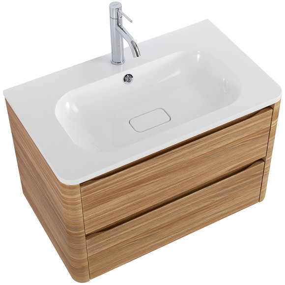 Тумба под раковину Cezares Relax 80 RELAX-800-2C-SO-RC-P подвесная Дуб карамельный