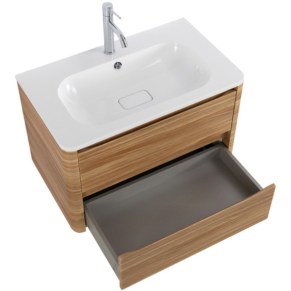 Тумба под раковину Cezares Relax 80 RELAX-800-2C-SO-RC-P подвесная Дуб карамельный