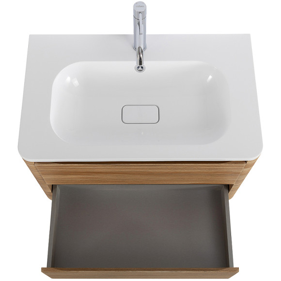 Тумба под раковину Cezares Relax 80 RELAX-800-2C-SO-RC-P подвесная Дуб карамельный