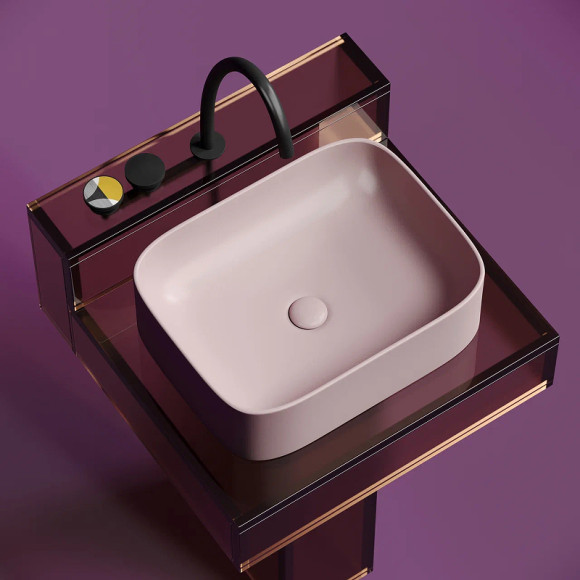 Раковина-чаша Ceramicanova Element 51 CN6052MP Розовая матовая Раковина-чаша Ceramicanova Element 51 CN6052MP Розовая матовая