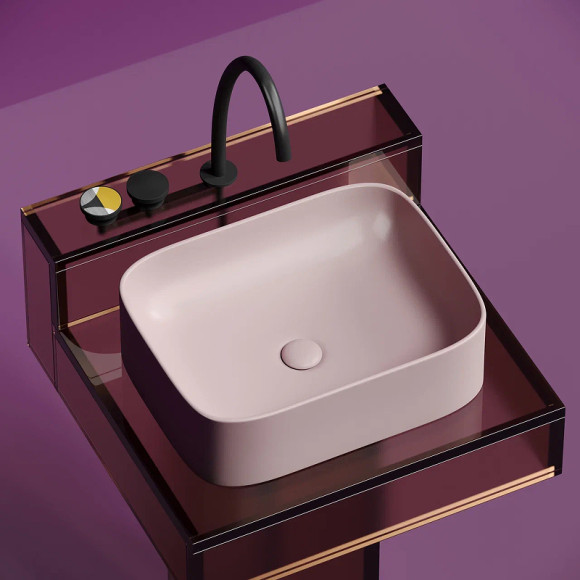 Раковина-чаша Ceramicanova Element 51 CN6052MP Розовая матовая Раковина-чаша Ceramicanova Element 51 CN6052MP Розовая матовая