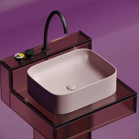 Раковина-чаша Ceramicanova Element 51 CN6052MP Розовая матовая Раковина-чаша Ceramicanova Element 51 CN6052MP Розовая матовая