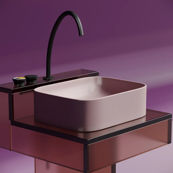 Раковина-чаша Ceramicanova Element 51 CN6052MP Розовая матовая Раковина-чаша Ceramicanova Element 51 CN6052MP Розовая матовая