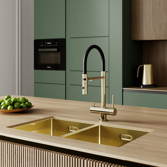 Смеситель для кухни Iddis Ace ACEMGFFi05 Золото матовое