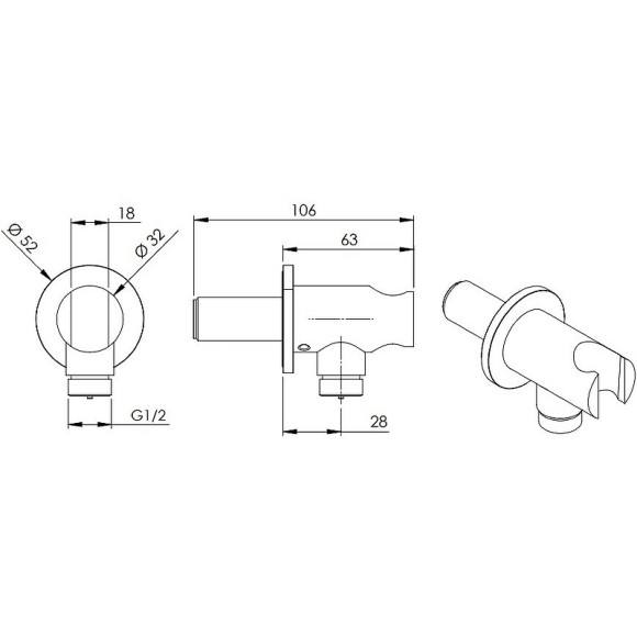 Шланговое подключение Remer SS337M Нержавеющая сталь Шланговое подключение Remer SS337M Нержавеющая сталь