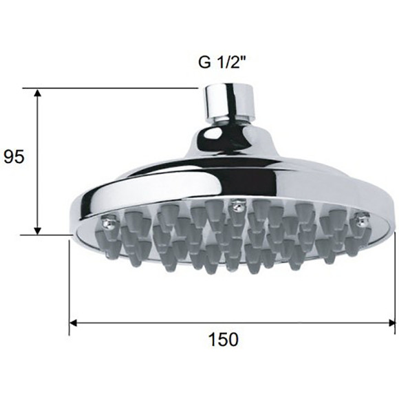 Верхний душ Remer 35315X Хром Верхний душ Remer 35315X Хром