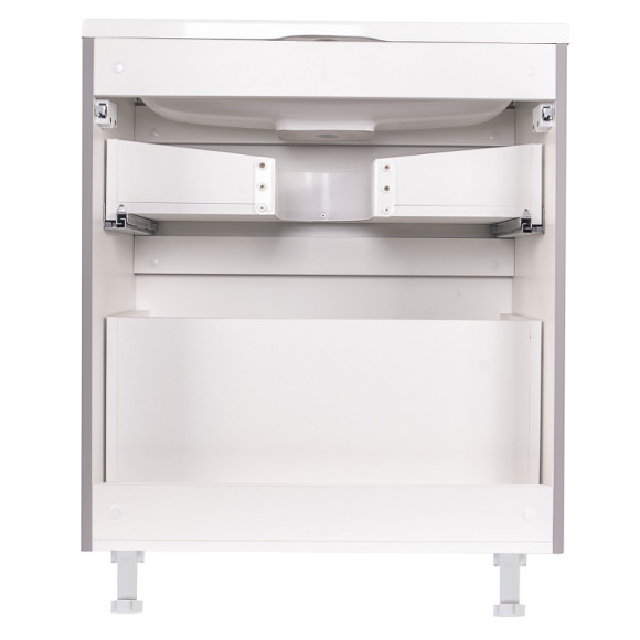 Тумба под раковину Style Line Бергамо 70 СС-00002312 Серая антискрейтч