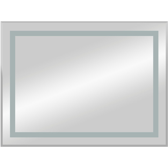 Зеркало Континент Торрес Люкс 700х500 ЗЛП1532 с подсветкой с механический выключателем