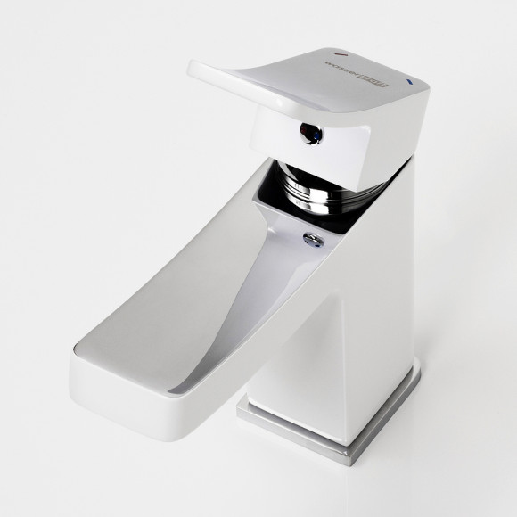 Смеситель для раковины WasserKRAFT Aller 1063W Белый Хром