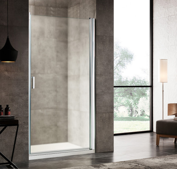 Душевая дверь в нишу River Bosfor 80 МТ 10000001113 профиль Матовый хром стекло матовое