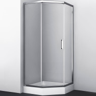 Душевой уголок WasserKRAFT Naab 100x100 86S38 профиль Хром стекло прозрачное Душевой уголок WasserKRAFT Naab 100x100 86S38 профиль Хром стекло прозрачное