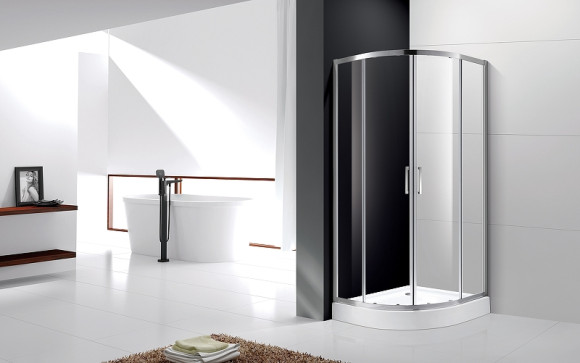 Душевой уголок Cezares Molveno 90х90 MOLVENO-R-2-90-C-Cr-IV профиль Хром стекло прозрачное