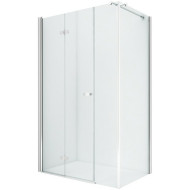 Душевой уголок New Trendy New Soleo Chrome 100x100 L K-0380 профиль Хром стекло прозрачное