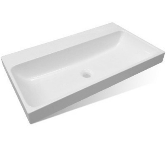 Тумба с раковиной Эстет Malibu Luxe 155 L ФР-00007116 подвесная Белая Темное дерево