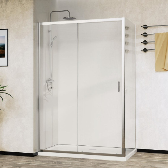 Душевой уголок Vincea City 110x90 VSR-5CT9011CL профиль Хром стекло прозрачное Душевой уголок Vincea City 110x90 VSR-5CT9011CL профиль Хром стекло прозрачное