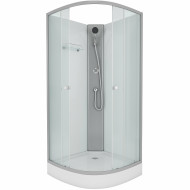 Душевая кабина Niagara Eco 90x90 E90/13/MT/BK без гидромассажа