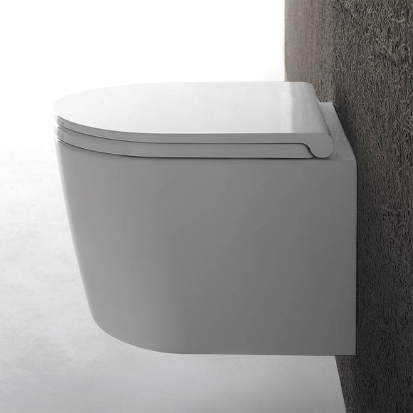 Унитаз Globo Forty3 FOS06.BI подвесной без сиденья Унитаз Globo Forty3 FOS06.BI подвесной без сиденья