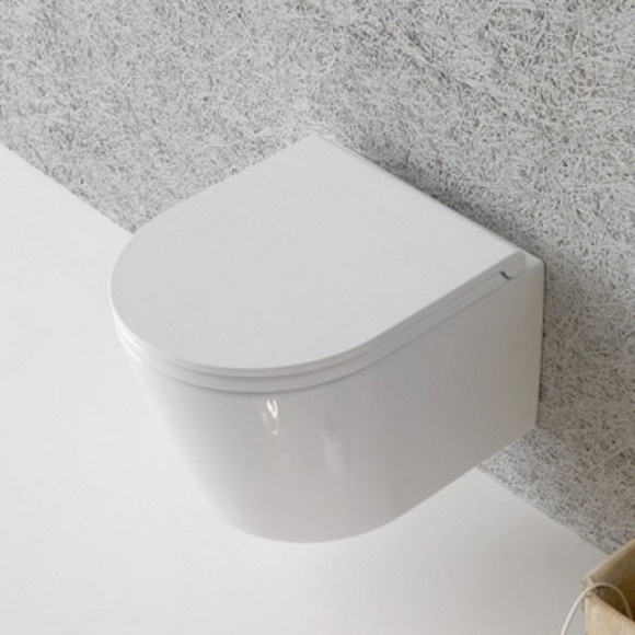 Унитаз Globo Forty3 FOS06.BI подвесной без сиденья Унитаз Globo Forty3 FOS06.BI подвесной без сиденья