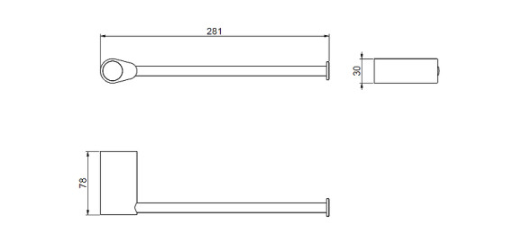 Полотенцедержатель Art&Max Verona Push AM-M-026-CR Хром Полотенцедержатель Art&Max Verona Push AM-M-026-CR Хром